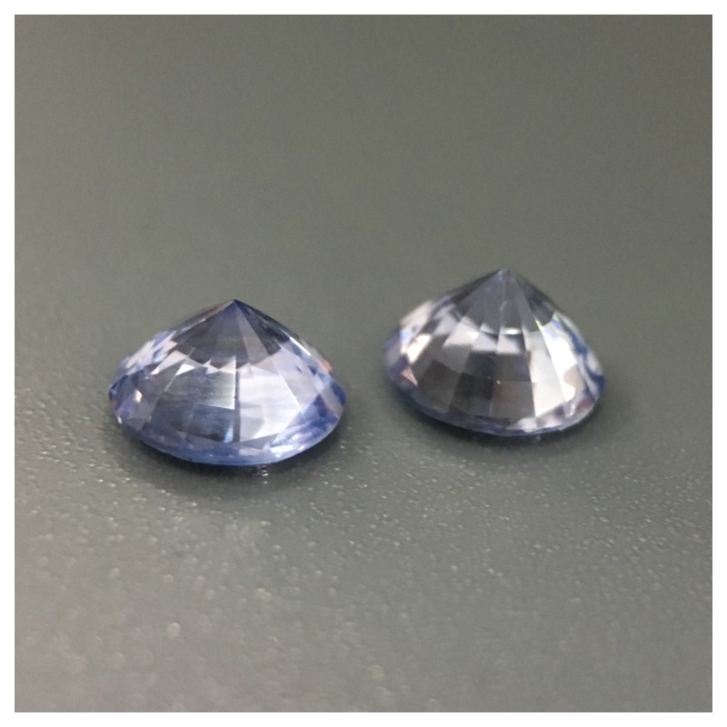 1.09 & 0.99 Carats| Natural Blue sapphire Pair-Sri Lanka-NEW