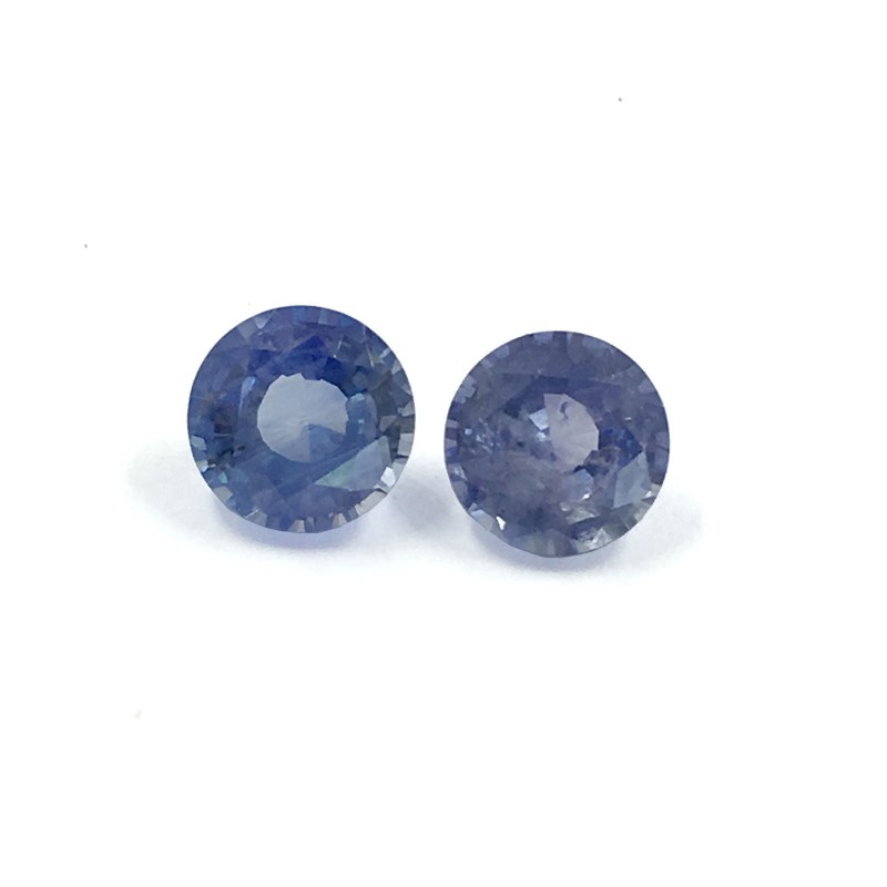 1.15/1.04 Carats | Natural Blue Sapphire Pair |Loose Gemstone|New| Sri Lanka